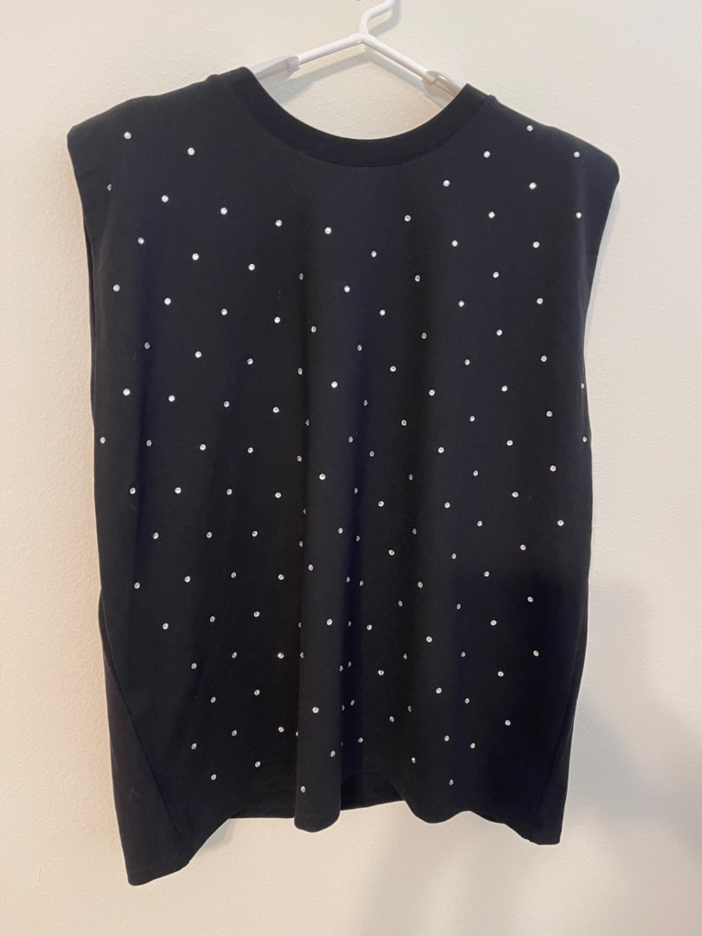 NWT Kenneth Cole Reaction Rhinestone Studded Top